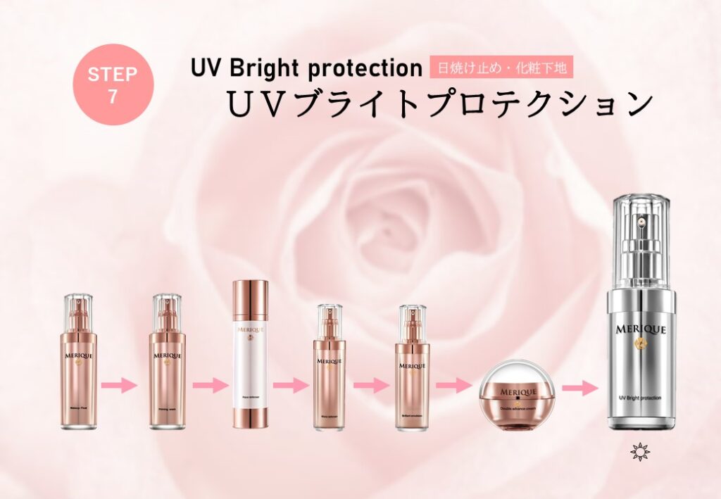 6 UV Bright protection – 美容の常識を超える高機能スキンケア-MERIQUE